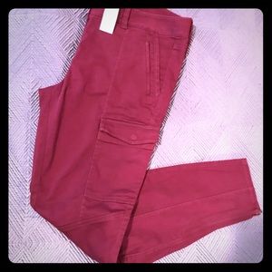 LOFT Skinny Moto Pants NWT